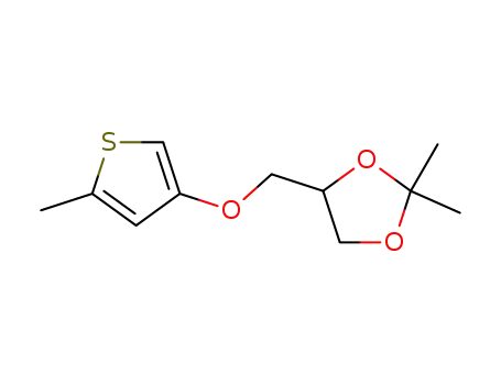 1-(5-methyl-3-thienyloxy)-2,3-O-isopropylidene propane