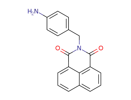 Molecular Structure of 1419320-91-4 (2-(4-aminobenzyl)-1H-benzo[de]isoquinoline-1,3(2H)-dione)