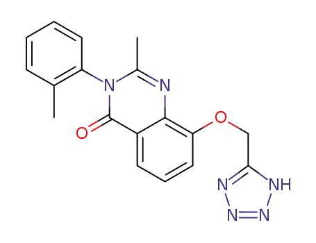 8-((1H-tetrazol-5-yl)methoxy)-2-methyl-3-o-tolylquinazolin-4(3H)-one