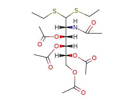 2-acetamido-3,4,5,6-tetra-O-acetyl-2-deoxy-D-galactose diethyl dithioacetal
