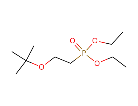 Molecular Structure of 19462-38-5 (Phosphonic acid, [2-(1,1-dimethylethoxy)ethyl]-, diethyl ester)