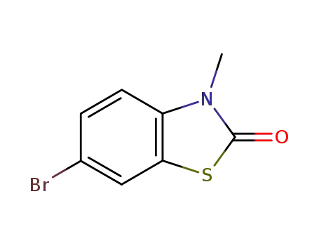 Molecular Structure of 35452-55-2 (2(3H)-Benzothiazolone, 6-bromo-3-methyl-)