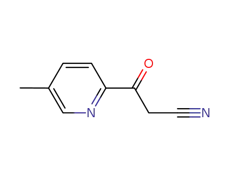 Molecular Structure of 868395-55-5 (3-(5-METHYLPYRIDIN-2-YL)-3-OXOPROPANENITRILE)