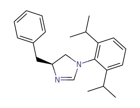 Molecular Structure of 1353761-69-9 ((S)-4-benzyl-1-(2,6-diisopropylphenyl)-4,5-dihydro-1H-imidazole)