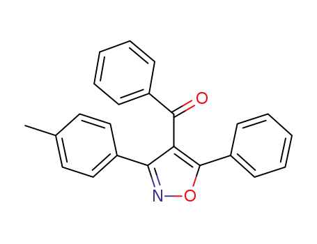 phenyl-(5-phenyl-3-<i>p</i>-tolyl-isoxazol-4-yl)-methanone