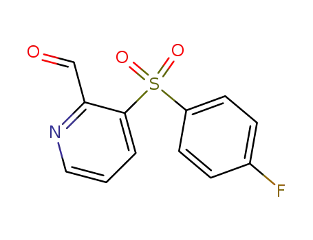 3-(4-fluorobenzenesulfonyl)pyridine-2-carbaldehyde
