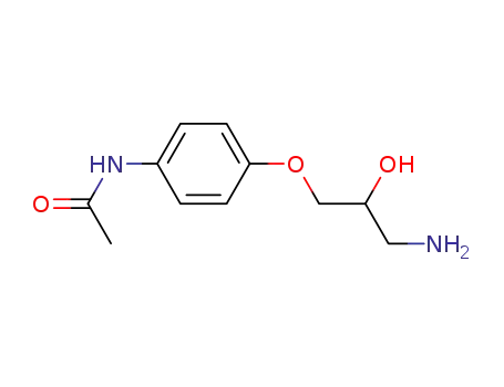 Molecular Structure of 41865-62-7 (Acetamide, N-[4-(3-amino-2-hydroxypropoxy)phenyl]-)
