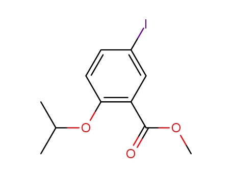 Benzoic acid, 5-iodo-2-(1-methylethoxy)-, methyl ester