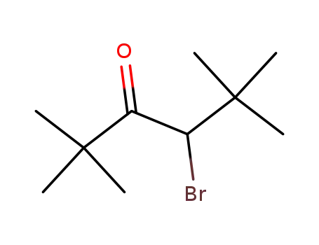 Molecular Structure of 55073-87-5 (3-Hexanone, 4-bromo-2,2,5,5-tetramethyl-)