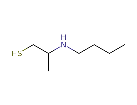 Molecular Structure of 100911-72-6 (2-(butylamino)propane-1-thiol)