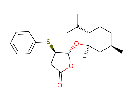 5-(l)-menthyloxy-4-phenylthiobutyrolactone