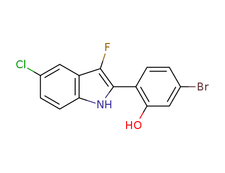 C<sub>14</sub>H<sub>8</sub>BrClFNO