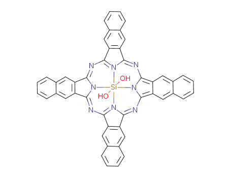 Molecular Structure of 92396-90-2 (SILICON 2 3-NAPHTHALOCYANINE DIHYDROXIDE)