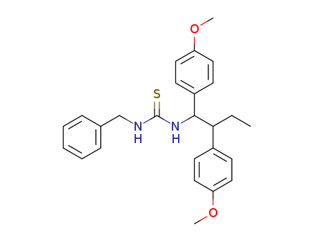 3-benzyl-1-[1,2-bis(4-methoxyphenyl)butyl]thiourea cas  76289-21-9