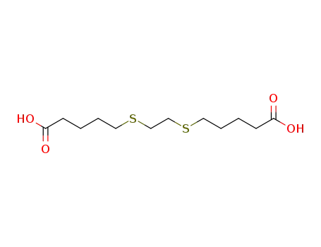 Molecular Structure of 55565-68-9 (Pentanoicacid, 5,5'-[1,2-ethanediylbis(thio)]bis- (9CI))