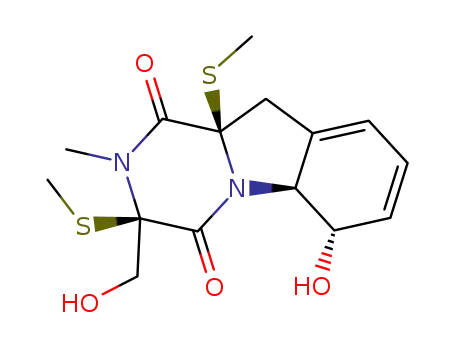 Molecular Structure of 74149-38-5 (BIS(METHYLTHIO)GLIOTOXIN)