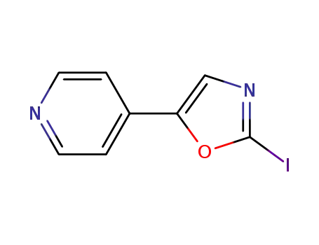 2-iodo-5-(4-pyridyl)oxazole