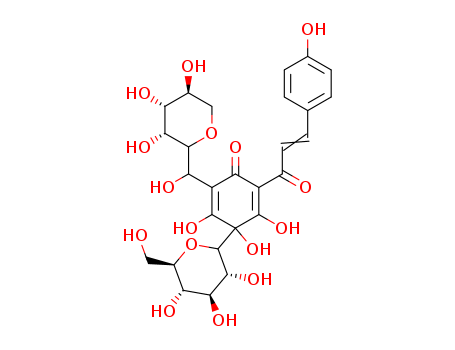 3,4,5-Trihydroxy-2-((E)-3-(4-hydroxyphenyl)acryloyl)-4-((2R,3R,4S,5S,6R)-3,4,5-trihydroxy-6-(hydroxymethyl)tetrahydro-2H-pyran-2-yl)-6-((2S,3R,4R,5S,6R)-3,4,5-trihydroxy-6-(hydroxymethyl)tetrahydro-2H