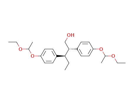 (2S,3R)-2,3-Bis-[4-(1-ethoxy-ethoxy)-phenyl]-pentan-1-ol