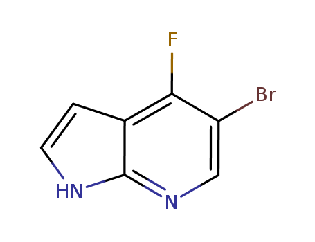 1H-Pyrrolo[2,3-b]pyridine, 5-bromo-4-fluoro-