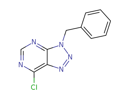3-Benzyl-7-chloro-3H-[1，2，3]triazolo[4，5-d]pyrimidine