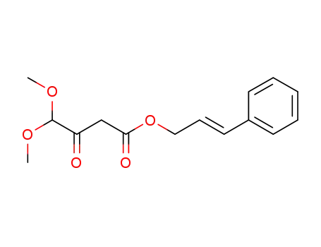 (3-phenyl-2-propene-1-yl) 4,4-dimethoxy-3-oxobutyrate