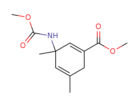 3-(methoxycarbonylamino)-3,5-dimethylcyclohexa-1,4-dienecarboxylic acid methyl ester