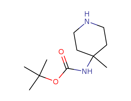 tert-Butyl N-(4-methyl-4-piperidyl)carbamate 163271-08-7