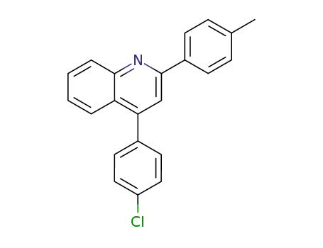 2-(4-methylphenyl)-4-(4-chlorophenyl)quinoline