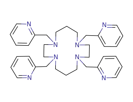 Molecular Structure of 105442-20-4 (1,4,8,11-Tetraazacyclotetradecane,
1,4,8,11-tetrakis(2-pyridinylmethyl)-)