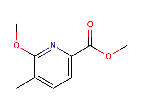 Molecular Structure of 401792-82-3 (methyl 6-methoxy-5-methylpicolinate)