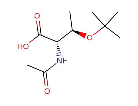 Molecular Structure of 163277-80-3 (AC-THR(TBU)-OH)