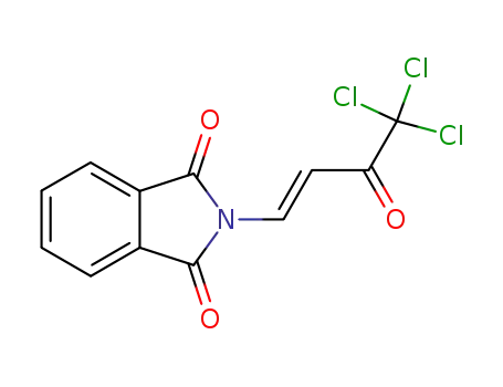 Molecular Structure of 110945-43-2 (2-((E)-4,4,4-Trichloro-3-oxo-but-1-enyl)-isoindole-1,3-dione)