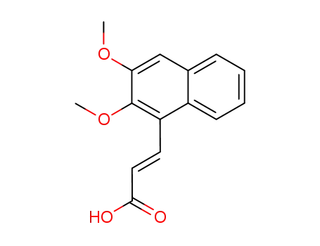 (E)-β-(2.3-Dimethoxy-1-naphthyl)acrylsaeure