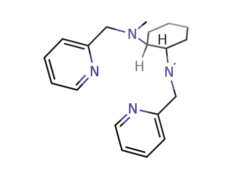 Molecular Structure of 515124-12-6 (N1,N2?dimethyl?N1,N2?bis(pyridin?2?ylmethyl)cyclohexane?1,2?diamine)
