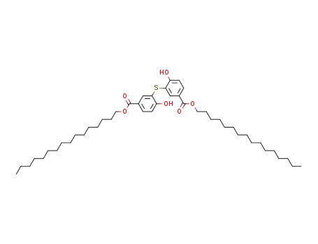 Molecular Structure of 107490-85-7 (3,3'-thiobis(hexadecyl p-hydroxybenzoate))