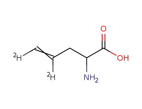 Molecular Structure of 73703-25-0 (4,5-dideuterio-L-allylglycine)