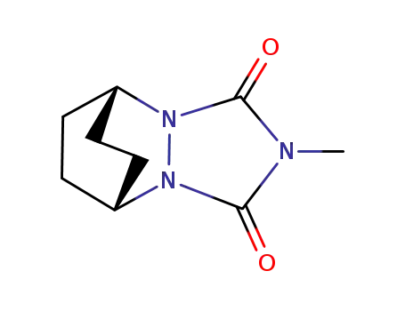 Molecular Structure of 54168-25-1 (2-methyltetrahydro-1H-5,8-ethano[1,2,4]triazolo[1,2-a]pyridazine-1,3(2H)-dione)