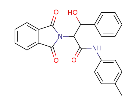 2-(1,3-Dioxo-1,3-dihydro-isoindol-2-yl)-3-hydroxy-3-phenyl-N-p-tolyl-propionamide