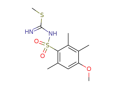 methyl N'-(4-methoxy-2,3,6-trimethylphenyl)sulfonylcarbamimidothioate