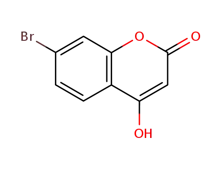 Molecular Structure of 18735-82-5 (7-Bromo-4-hydroxy-2H-chromen-2-one)