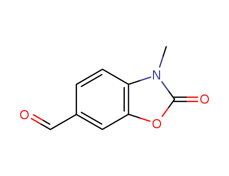 3-Methyl-2-oxo-2,3-dihydro-1,3-benzoxazole-6-carboxaldehyde, 97%