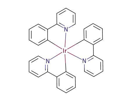 Molecular Structure of 94928-86-6 (Tris(2-phenylpyridine)iridium)