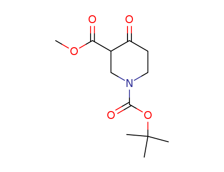 1-tert-Butyl 3-methyl 4-oxopiperidine-1,3-dicarboxylate cas  161491-24-3