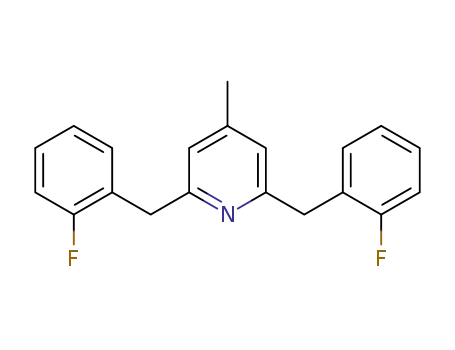 Molecular Structure of 1353577-81-7 (2,6-bis(2-fluorobenzyl)pyridine)