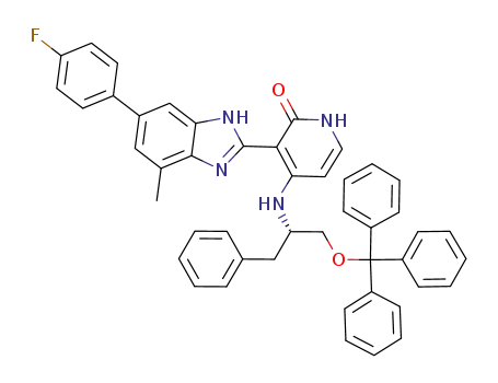 C<sub>47</sub>H<sub>39</sub>FN<sub>4</sub>O<sub>2</sub>