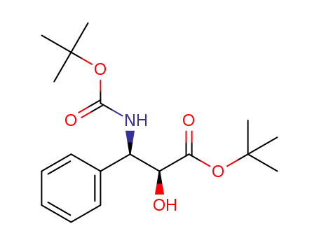 tert-butyl (2S,3R)-2-hydroxy-3-[N-(tert-butoxycarbonyl)amino]-3-phenylpropanoate