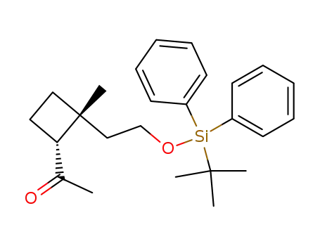 (1R,2R)-2-<2-(t-Butyldiphenylsiloxy)ethyl>-2-methyl-1-cyclobutyl methyl ketone