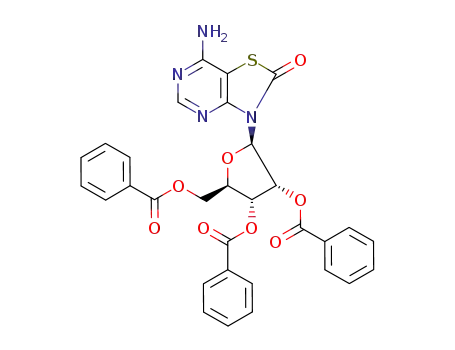 7-amino-3-(2,3,5-tri-O-benzoyl-β-D-ribofuranosyl)-thiazolo[4,5-d]pyrimidin-2(3H)-one