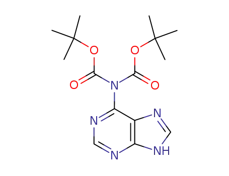 Molecular Structure of 309947-86-2 (di-tert-butyl 9H-purin-6-yliMidodicarbonate)